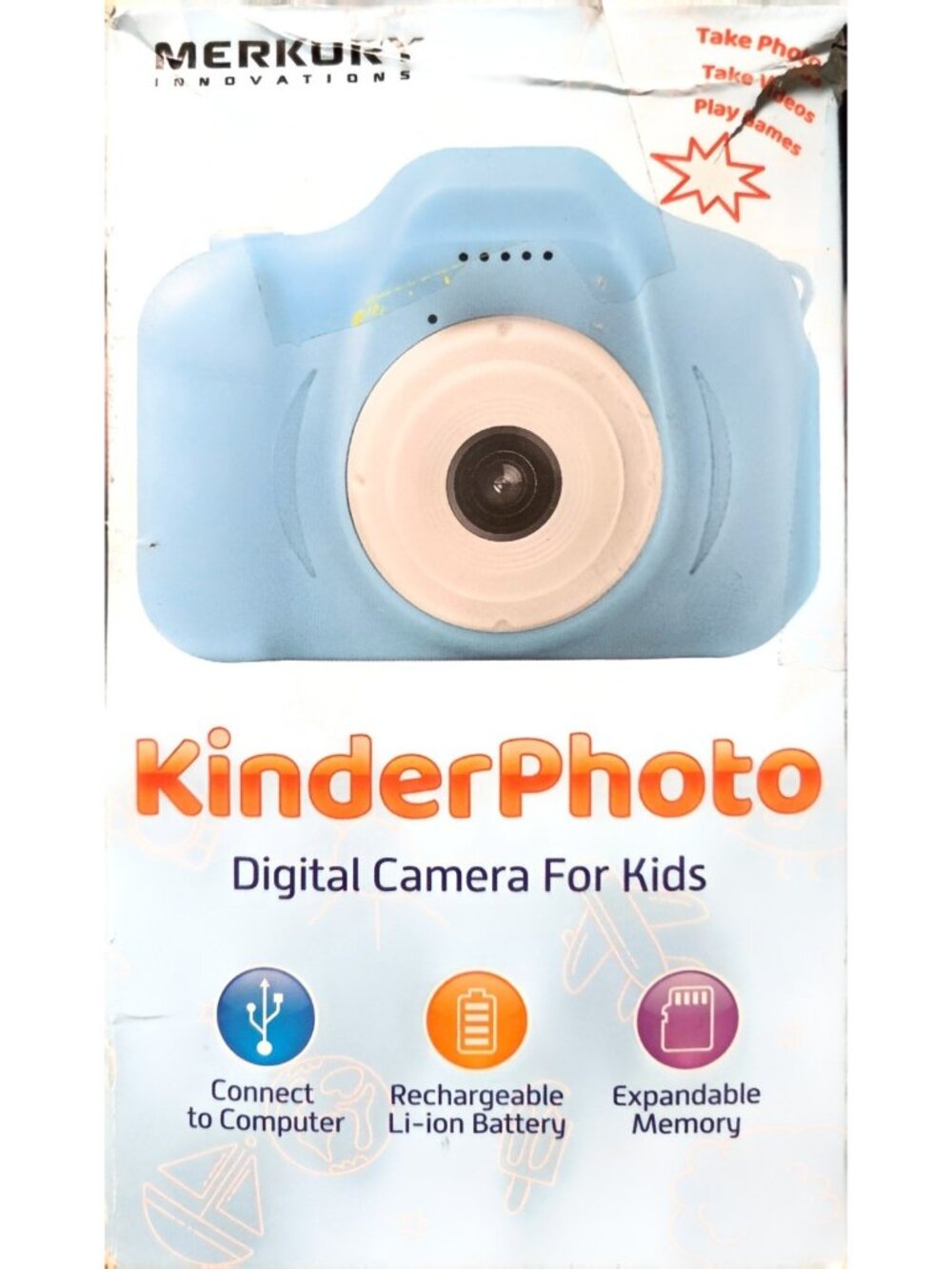 KinderPhoto Digital Camera Video & Photo Capture Kids Merkury Innovations